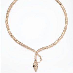 Bebe snake necklace
